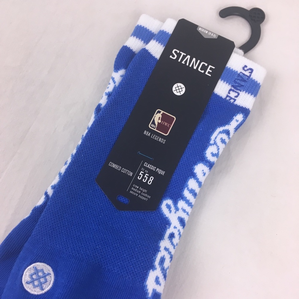 Lakers Hardwood Classics Stance Socks Retro Blue - Picture 3 of 5